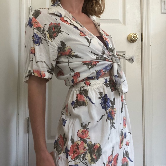 Matching Floral Skirt Set - Picture 1 of 4